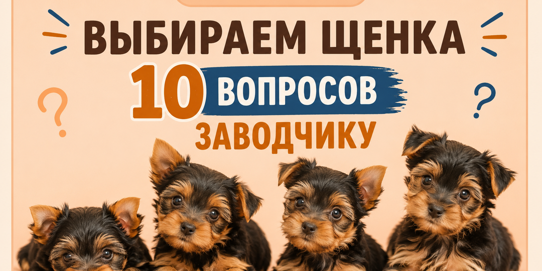 Как выбрать щенка йорка: 10 вопросов заводчику, если бы снова выбирала собаку