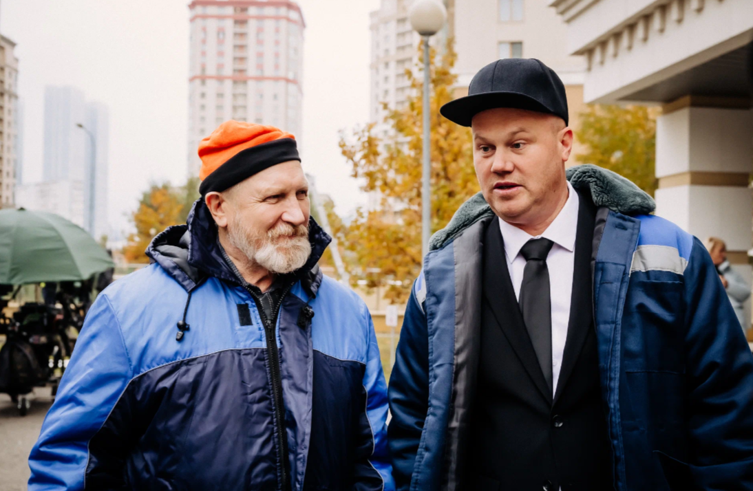 На площадке проекта.