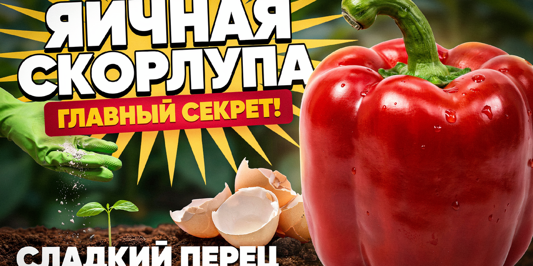 Яичная Скорлупа — Главный Секрет Сладкого Болгарского Перца. Вот Как Использовать!