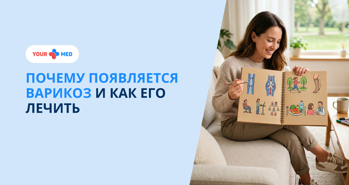 Что приводит к развитию варикоза, чем он опасен и какие способы лечения применяются сегодня — от компрессии до лазерных и малотравматичных методов. Подробный разбор причин, механизмов заболевания и доступных вариантов терапии от флеболога клиники YourMed.
