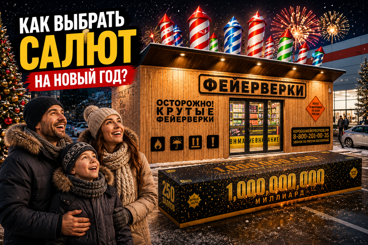 Как выбрать салют на Новый год и не пожалеть: советы маркетолога и организатора праздников