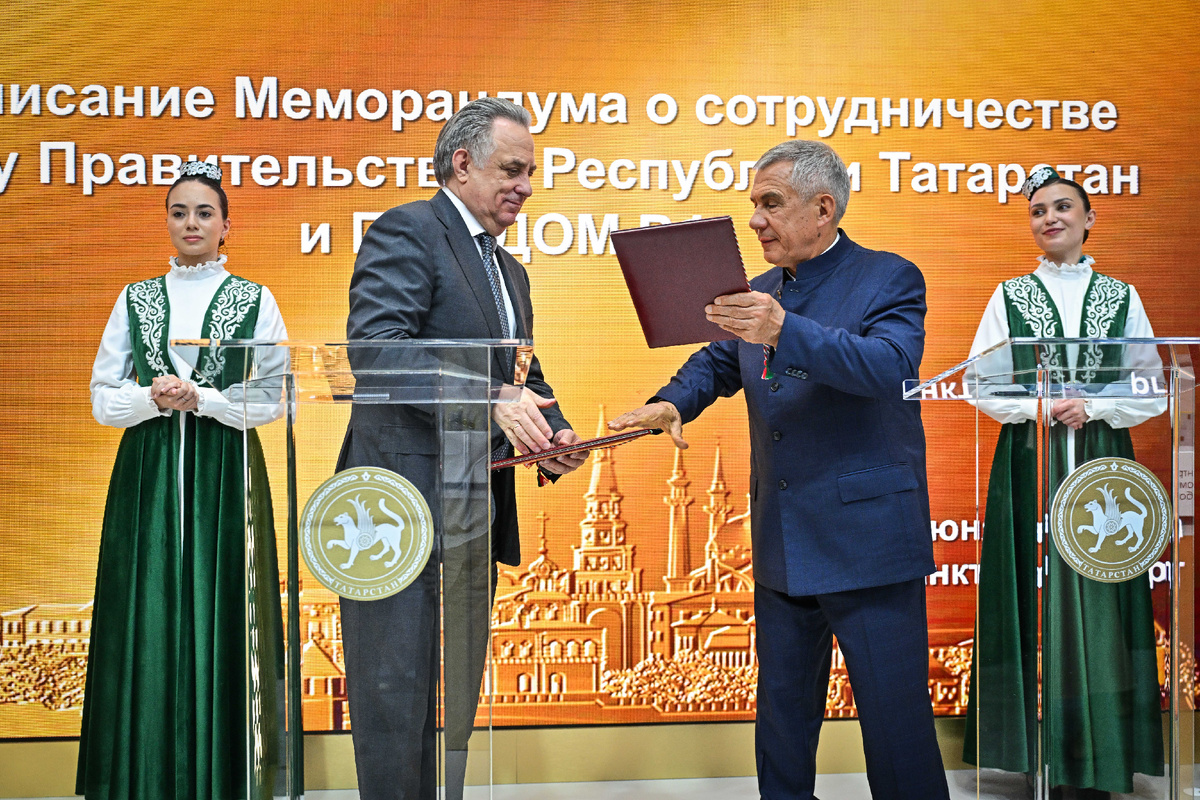 Виталий Мутко и Рустам Минниханов 