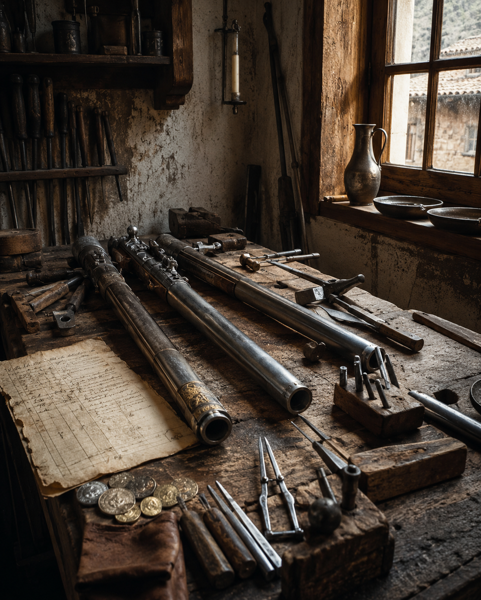 История Beretta начинается не с красивой легенды, а с конкретного документа о поставке стволов для Венецианского арсенала. В оружейном мире такие корни встречаются крайне редко.