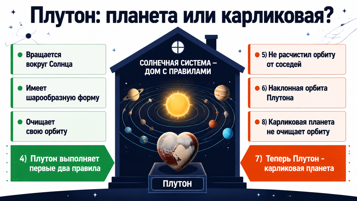Плутон: планета или карликовая?  📷
