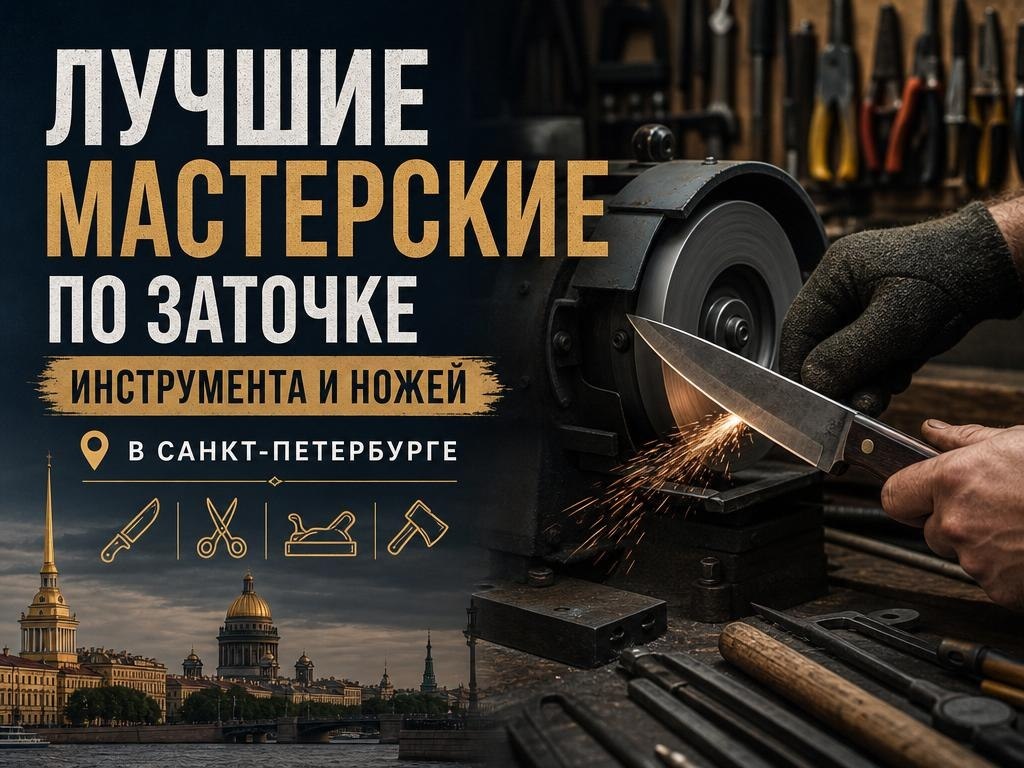 Лучшие мастерские по заточке инструмента и ножей 2026