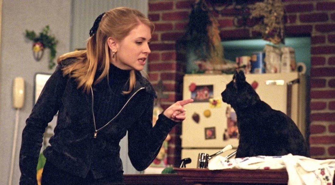     Мелисса Джоан Харт, кадр из сериала «Сабрина – маленькая ведьма» (1996-2003)