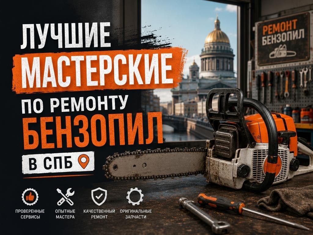 Лучшие мастерские по ремонту бензопил 2026