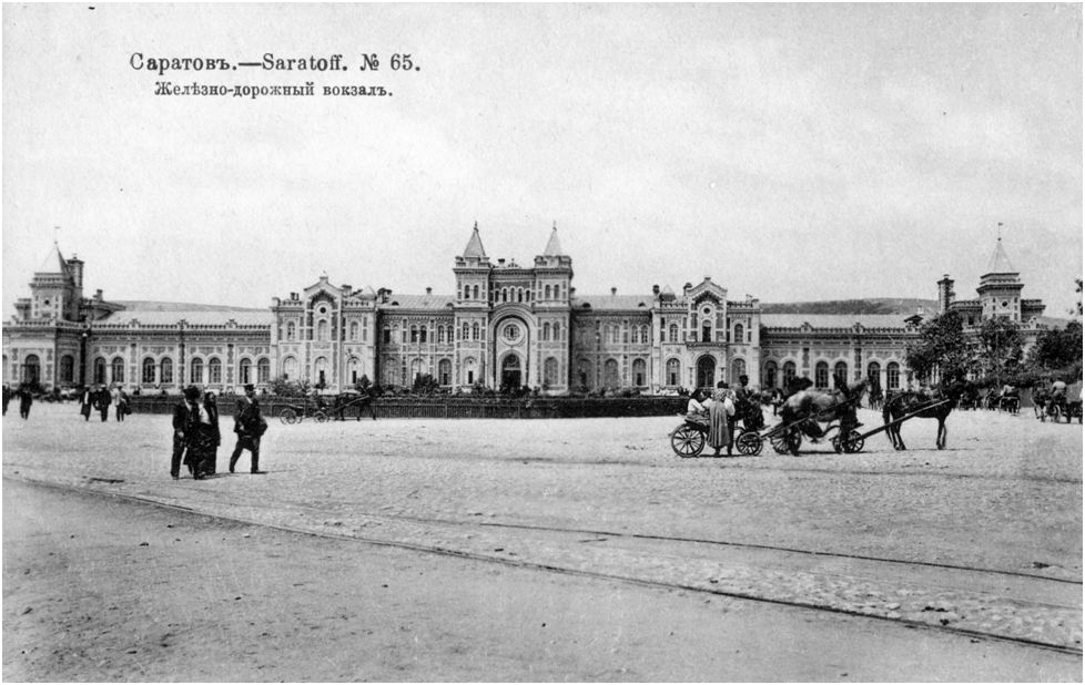 Саратов. Железнодорожный вокзал Фотографии старого Саратова oldsaratov.ru