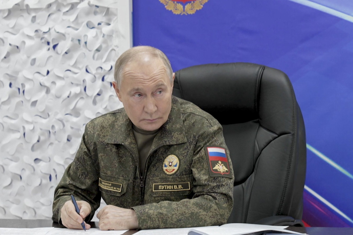 Пуск крылатой ракеты стал неожиданностью для Запада.  Фото: Фото: пресс-служба Администрации президента РФ / kremlin.ru