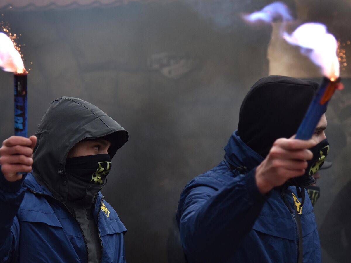    Активисты националистической организации Украины | © РИА Новости / Стрингер