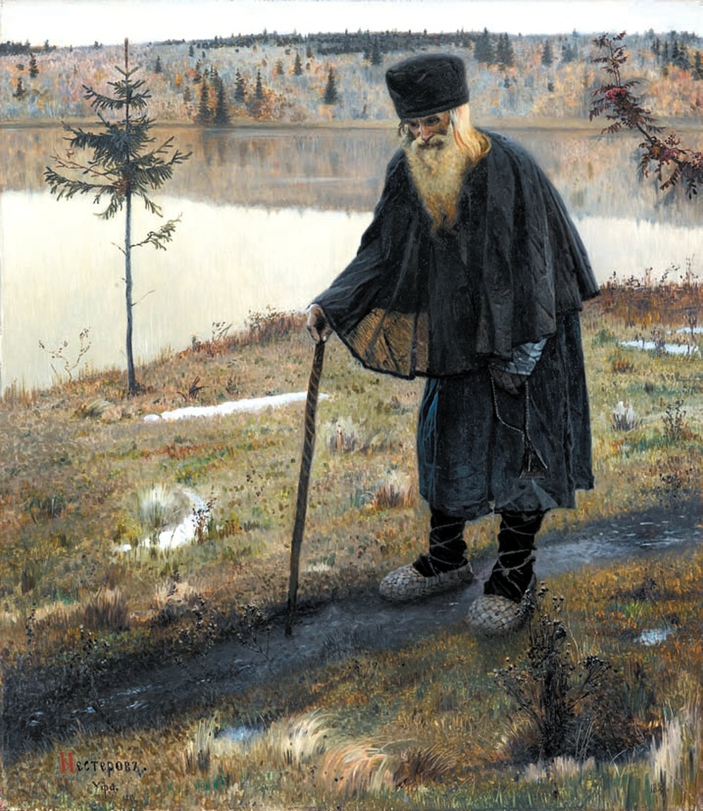    Пустынник. 1888-1889 гг. / Фото: из архива журнала "Родина"