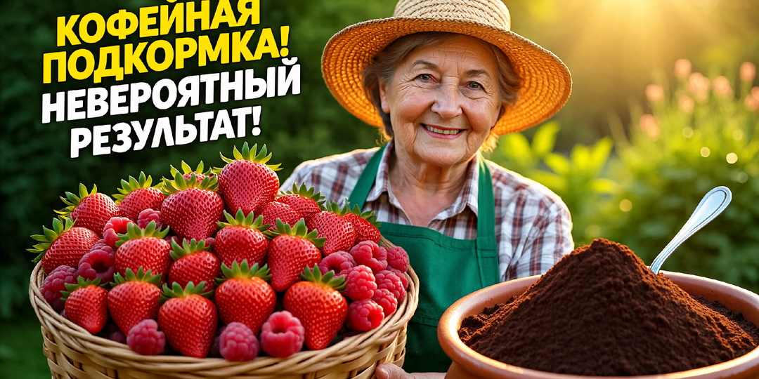 Бабушка Всю Жизнь Использует Кофейную Подкормку для Ягод. Результат Невероятный!