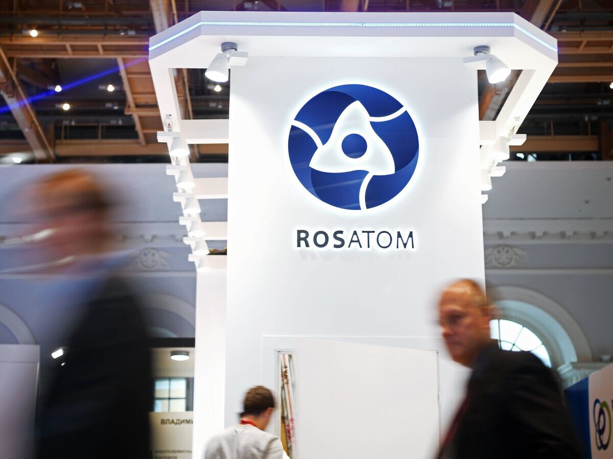    Стенд государственной корпорации по атомной энергии "Росатом"© РИА Новости . Евгений Биятов