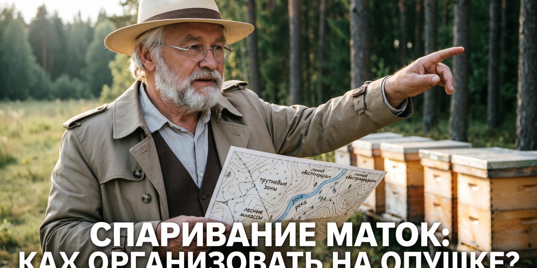 Контролируемое спаривание маток на опушке леса: возможно ли? Отвечает профессор Кашковский 🐝🌲
