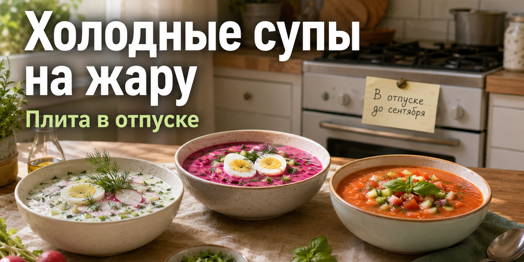 Холодные супы на жару. 5 лучших вариантов