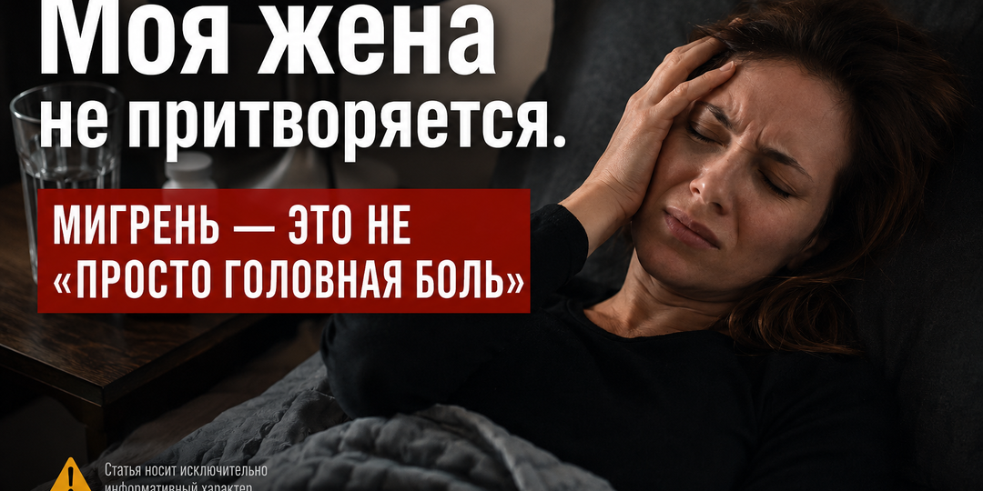 Мигрень — это не «просто головная боль»
