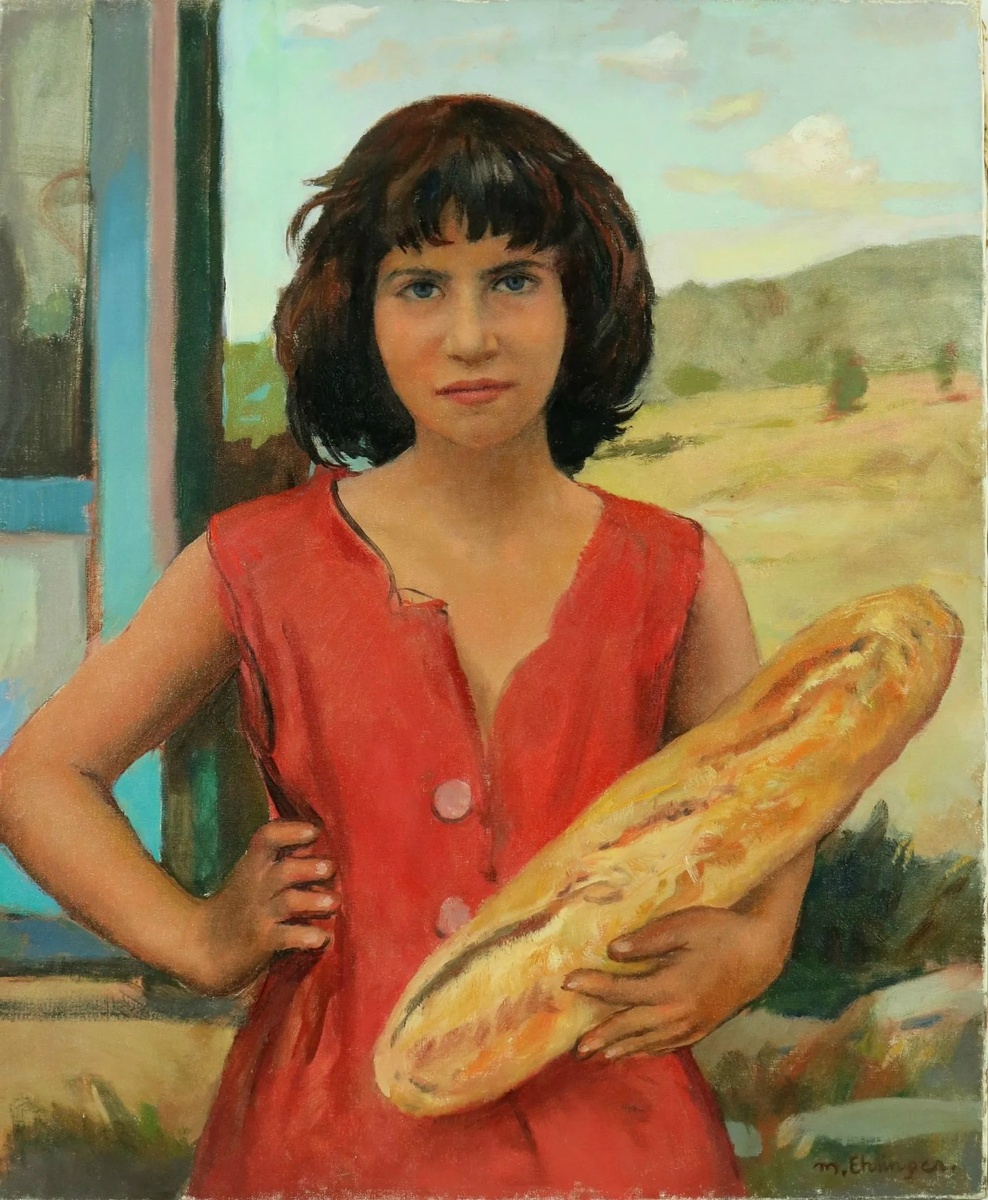 КАРТИНА ФРАНЦУЗСКОГО ХУДОЖНИКА МОРИСА ЭЛИНЖЕ /  Maurice Elhinger / 1896 -1981