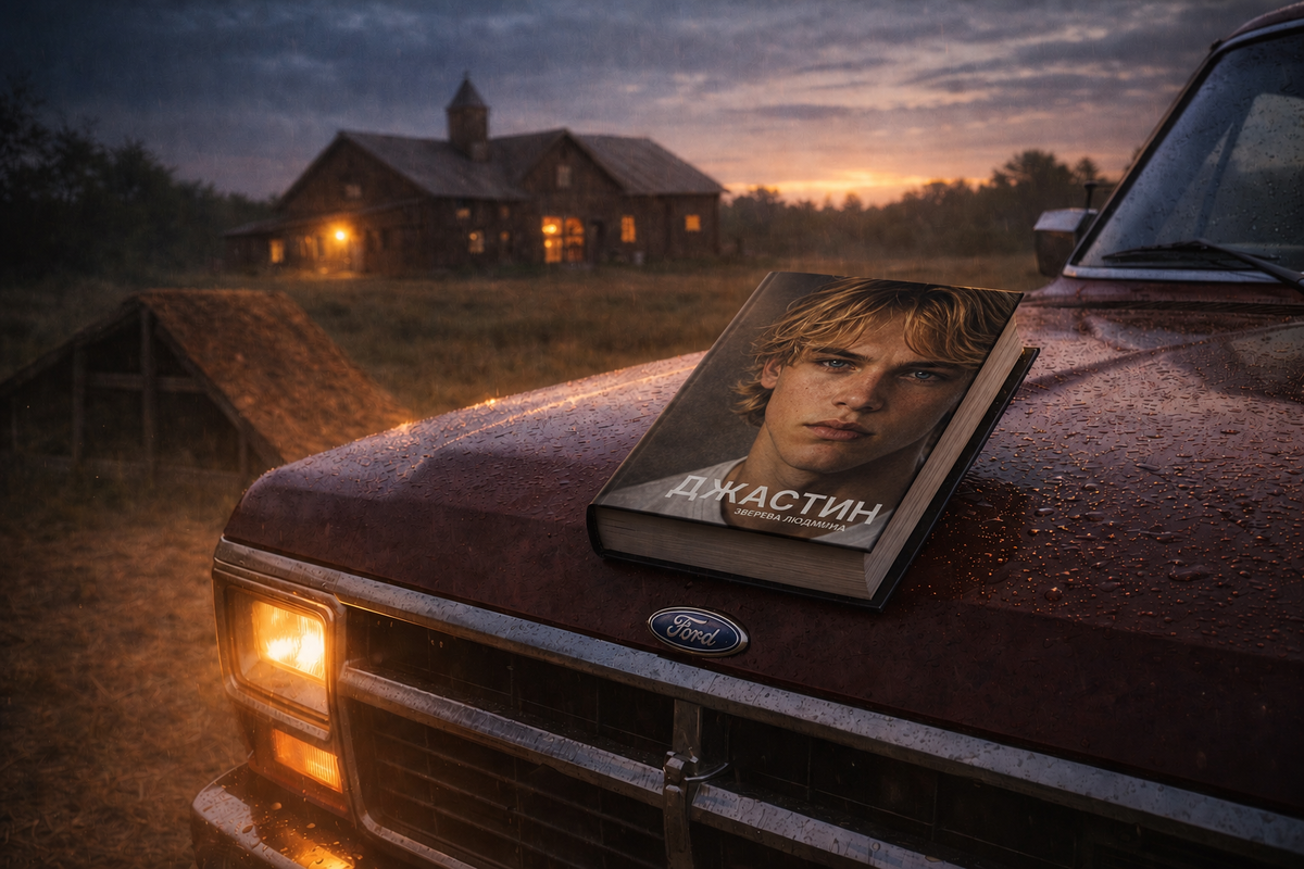 Роман «Джастин» в сцене из книги: на ферму у Стива.