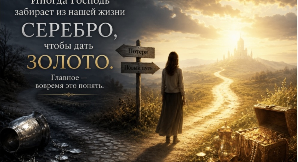 Когда Господь забирает серебро, чтобы дать золото