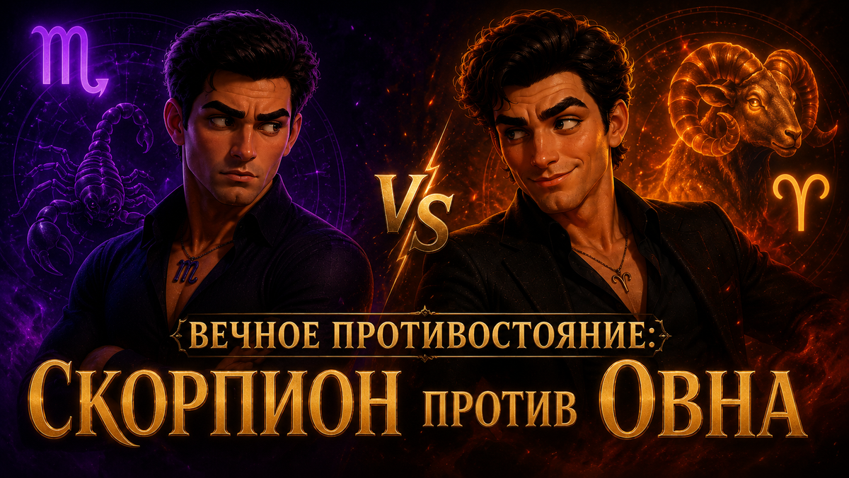 Вечное противостояние Скорпиона и Овна