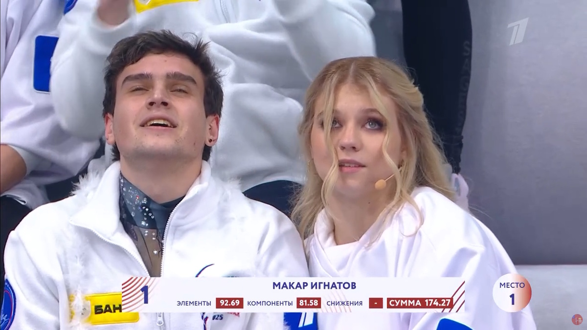    Макар Игнатов. Фото: стоп-кадр прямого эфира "Первого канала"