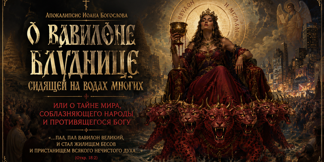 Вавилонская блудница как образ современного мира
