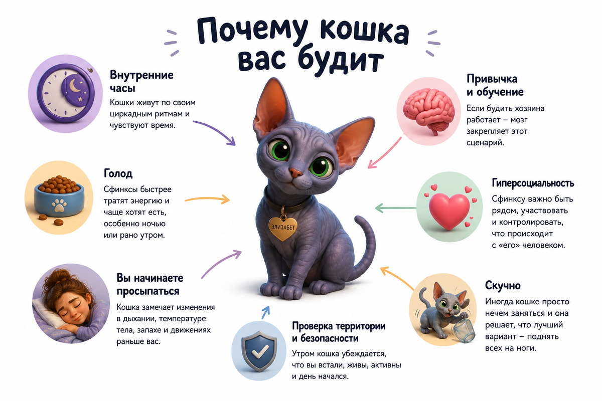 Изображение создано ИИ для канала «Kote4com: всё о сфинксах»