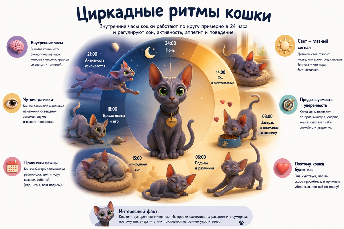 Изображение создано ИИ для канала «Kote4com: всё о сфинксах»