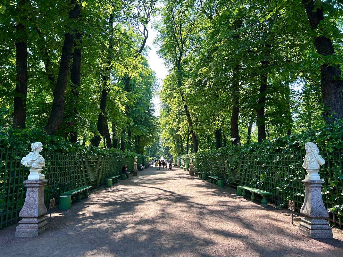 Аллея Летнего сада.