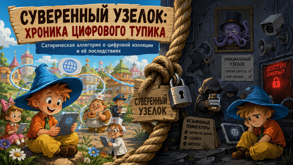 Как Незнайка «Суверенный Узелок» завязывал: хроника одного цифрового тупика