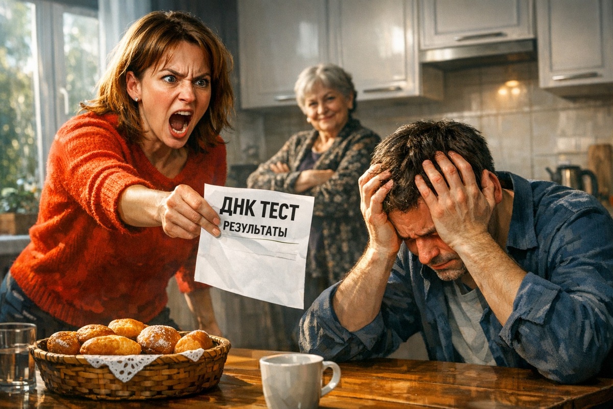    — А ты думала, я не узнаю, что это твой родной сын? — я протягиваю мужу тест ДНК (рассказ)