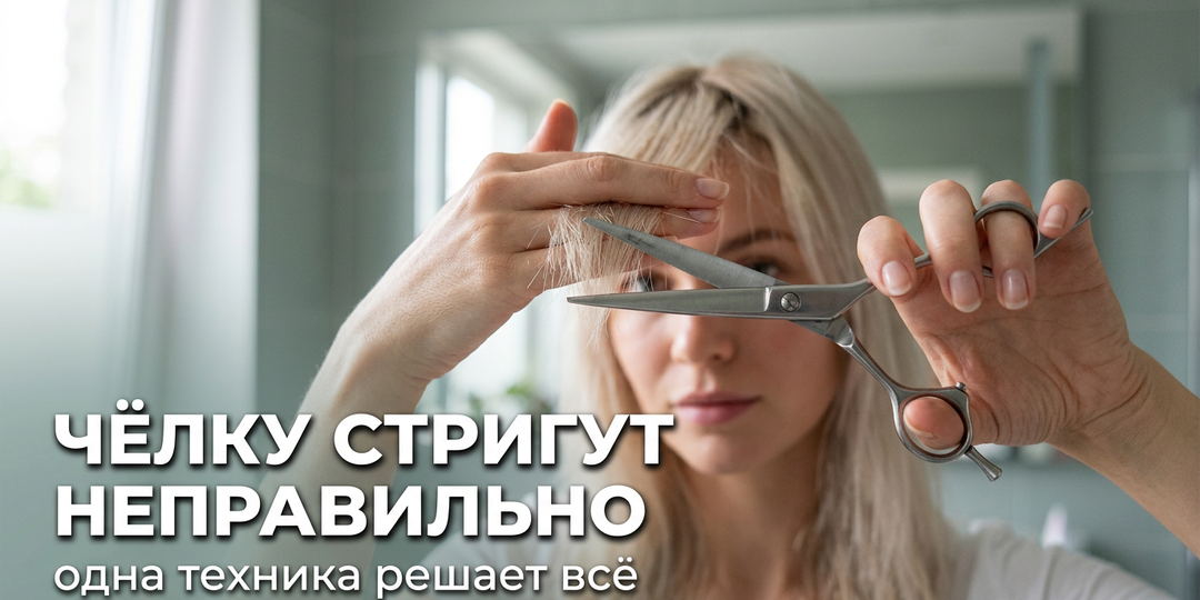 Как подстричь чёлку дома и не пожалеть? Техника с треугольником