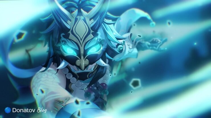    Персонаж Сяо из Genshin Impact