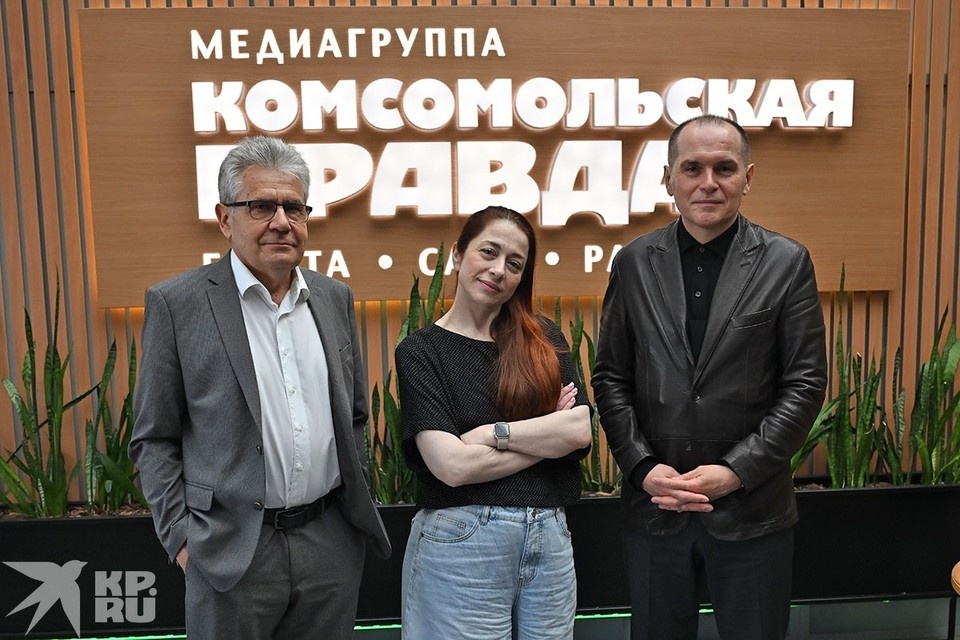    Мария Баченина, Александр Сергеев и их гость - Сергей Иванов. Иван МАКЕЕВ