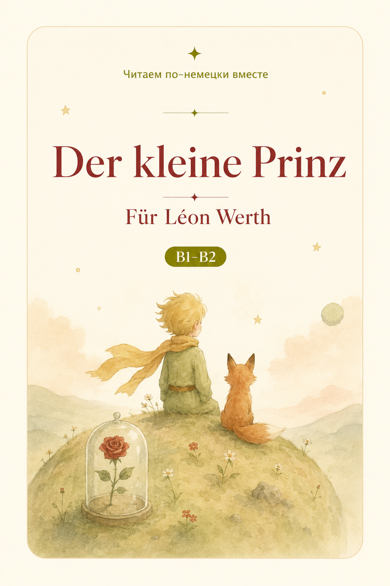 Антуан де Сент-Экзюпери, «Der kleine Prinz» Уровень фрагмента: B1–B2