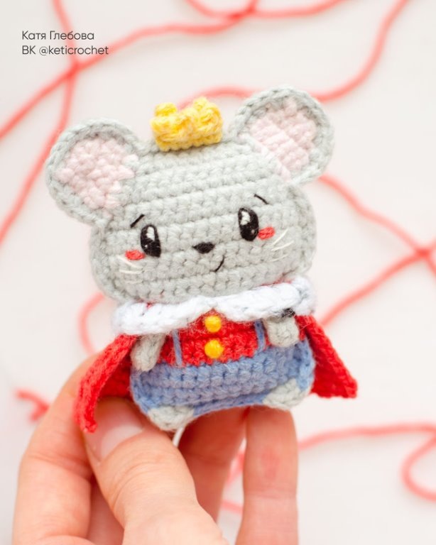 игрушка мышь крючком