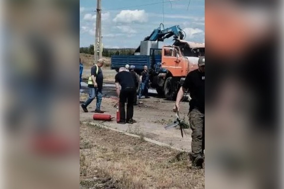    В результате атаки БПЛА погиб сотрудник «Рубежноетепло», второй ранен. ФОТО: АГ ЛНР