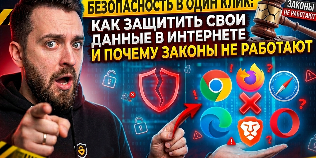 Безопасность в один клик: как защитить свои данные в интернете и почему законы не работают