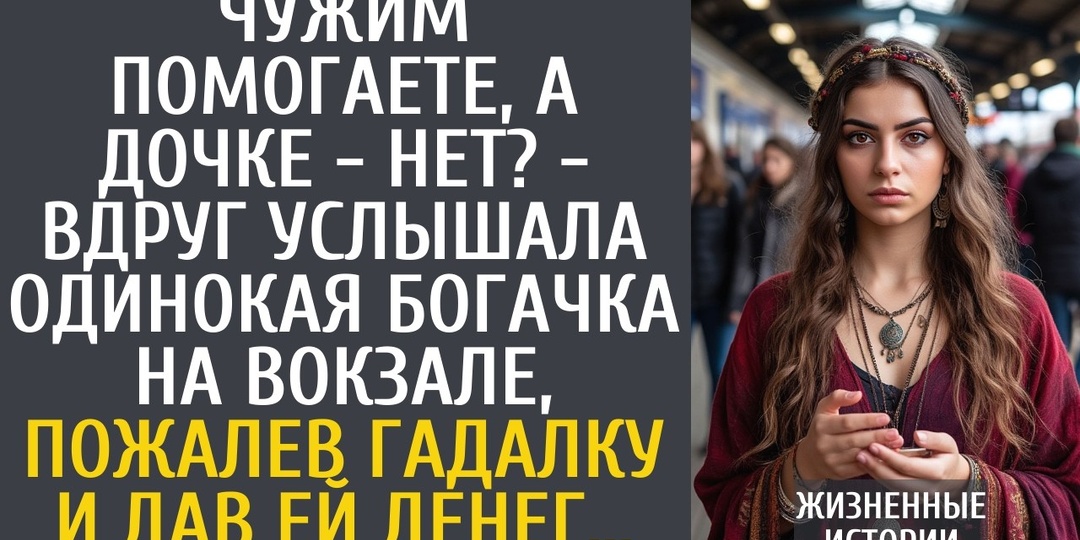 Пряники с неба: как бездомная цыганка изменила жизнь богатой женщины