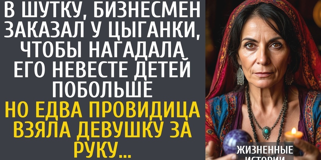Цыганка сказала правду: жених узнал, кто убил его жену и дочь