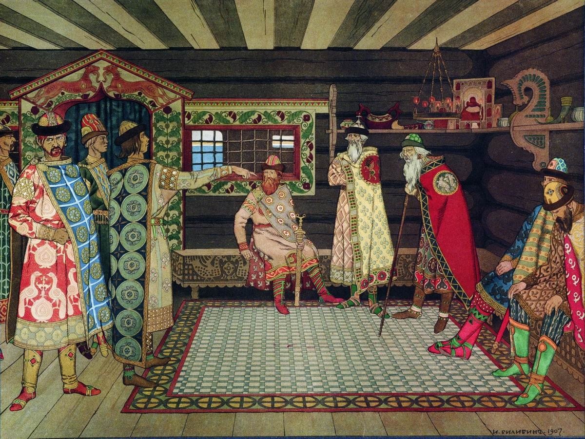 Съезд князей. И.Я. Билибин (1907)