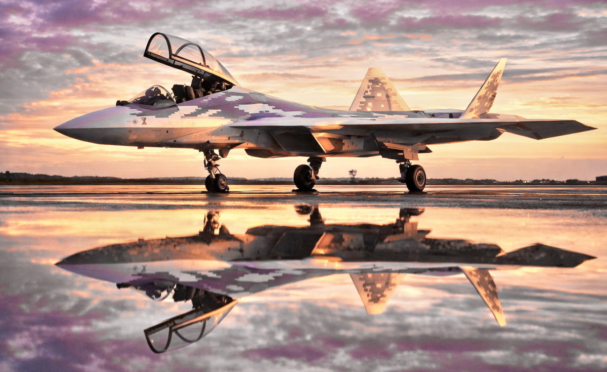 Постер Су-57Д