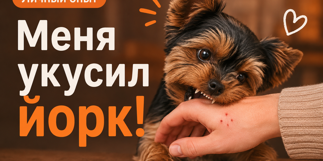 Мой йорк никогда не кусался. До этого дня