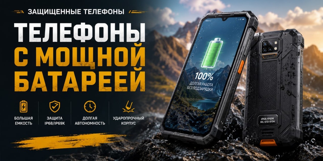 Телефоны с мощной батареей: свобода от розетки на несколько дней