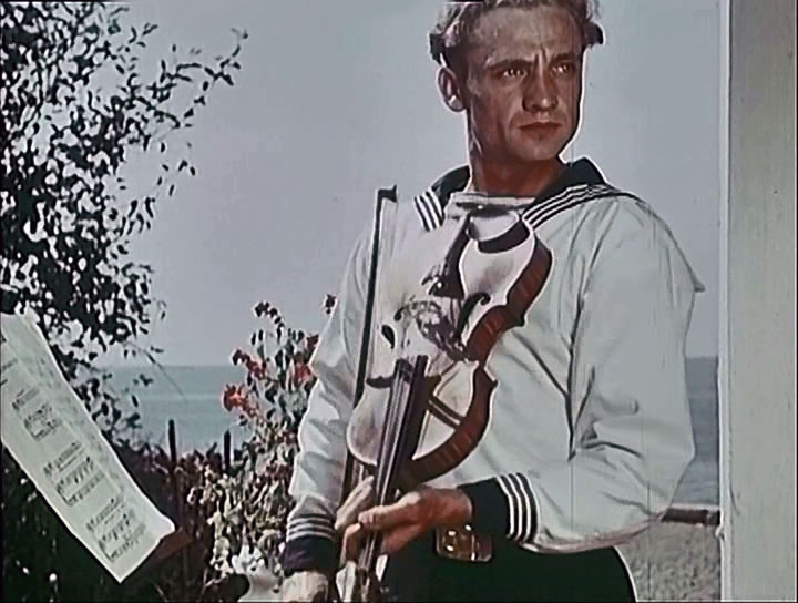 Владимир Борискин в фильме «В мирные дни», 1950 год