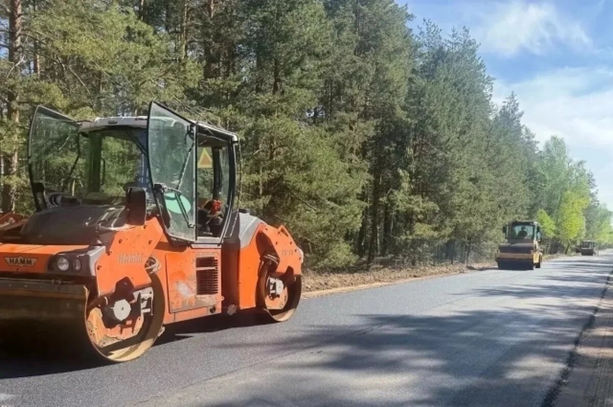    В Гусь-Хрустальном округе обновляют 5 километров автодороги