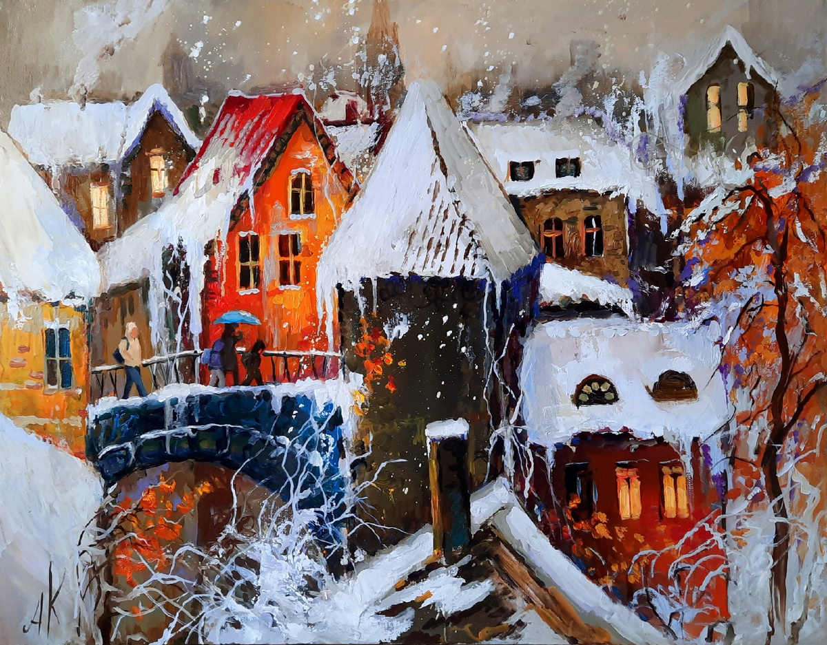 © Арман Кочарян. Зима. Холст, масло.