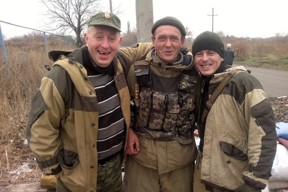    Ветеран боевых действий Александр Пинчук с боевыми товарищами. Фото: Филиал фонда «Защитники Отечества» в ДНР