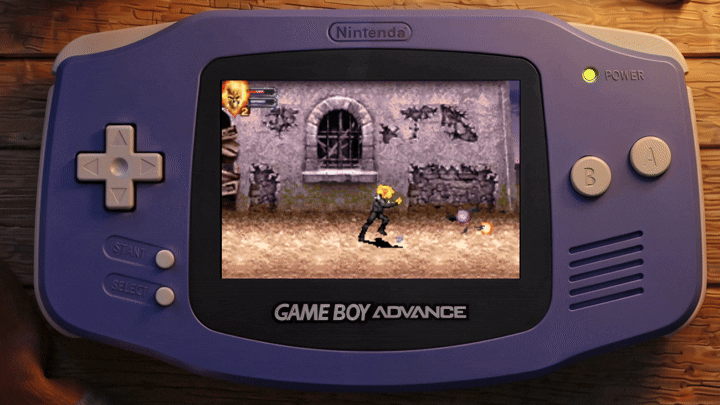 Геймплей Ghost Rider на Game Boy Advance