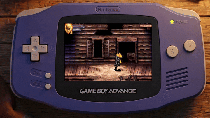 Геймплей Ghost Rider на Game Boy Advance